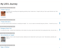Tablet Screenshot of lifesgrandjourney.blogspot.com