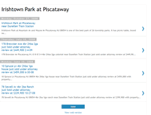 Tablet Screenshot of irishtownpark.blogspot.com