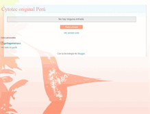 Tablet Screenshot of cytotecoriginal.blogspot.com
