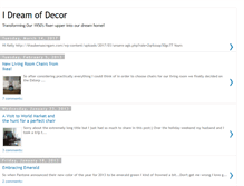 Tablet Screenshot of idreamofdecor.blogspot.com