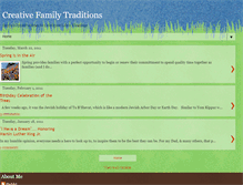 Tablet Screenshot of creativefamilytraditions.blogspot.com