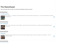 Tablet Screenshot of parenthood-adventure.blogspot.com