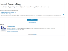 Tablet Screenshot of inventsecrets.blogspot.com