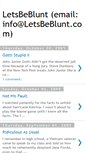 Mobile Screenshot of lets-be-blunt.blogspot.com