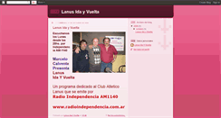 Desktop Screenshot of lanusidayvuelta.blogspot.com