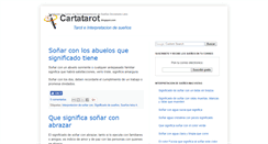 Desktop Screenshot of cartatarot.blogspot.com