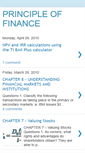 Mobile Screenshot of principle-of-finance.blogspot.com