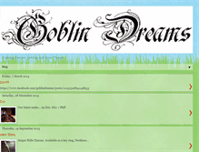 Tablet Screenshot of goblindreamer.blogspot.com