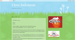 Desktop Screenshot of i-love-indonesia.blogspot.com