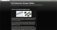 Desktop Screenshot of fullextensiondrawerslides.blogspot.com