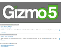 Tablet Screenshot of gizmo5news.blogspot.com