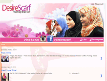 Tablet Screenshot of desirescarf.blogspot.com