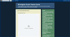 Desktop Screenshot of birmingham-trauma-course.blogspot.com
