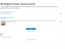 Tablet Screenshot of birmingham-trauma-course.blogspot.com