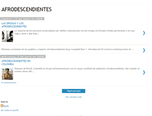 Tablet Screenshot of afrodescendientes.blogspot.com