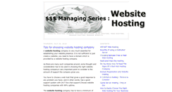 Desktop Screenshot of manage-website-hosting.blogspot.com