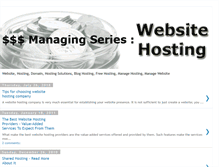 Tablet Screenshot of manage-website-hosting.blogspot.com