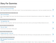 Tablet Screenshot of diaryfordummies.blogspot.com
