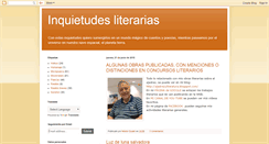 Desktop Screenshot of inquietudesliterarias.blogspot.com