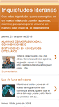 Mobile Screenshot of inquietudesliterarias.blogspot.com