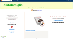 Desktop Screenshot of aiutofamiglia.blogspot.com