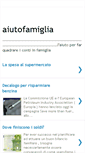 Mobile Screenshot of aiutofamiglia.blogspot.com