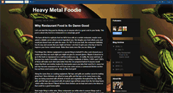 Desktop Screenshot of heavymetalfoodie.blogspot.com