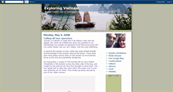 Desktop Screenshot of exploringvietnam.blogspot.com