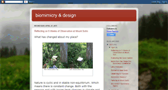 Desktop Screenshot of lorris-biomimicrydesign.blogspot.com