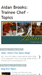 Mobile Screenshot of aidanbrookstopics.blogspot.com