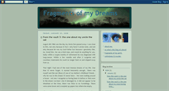 Desktop Screenshot of fragments-of-my-dreams.blogspot.com