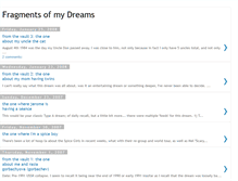 Tablet Screenshot of fragments-of-my-dreams.blogspot.com