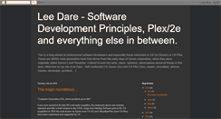 Desktop Screenshot of leedare-plex2e.blogspot.com