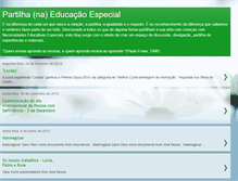 Tablet Screenshot of partilhaeducacaoespecial.blogspot.com