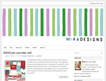 Tablet Screenshot of miradesigns.blogspot.com