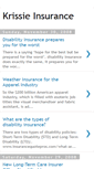 Mobile Screenshot of krissieinsurance.blogspot.com