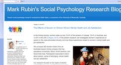 Desktop Screenshot of markrubinsocialpsychologyresearch.blogspot.com