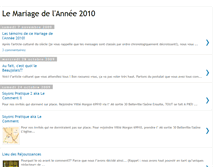 Tablet Screenshot of lemariagedelannee2010.blogspot.com