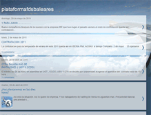 Tablet Screenshot of plataformafdsbaleares.blogspot.com