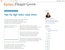 Tablet Screenshot of karenfriendsmith.blogspot.com