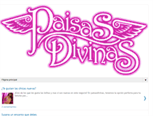 Tablet Screenshot of paisasdivinas.blogspot.com