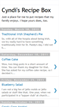 Mobile Screenshot of cyndisrecipebox.blogspot.com