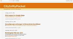Desktop Screenshot of cityinmypocket.blogspot.com