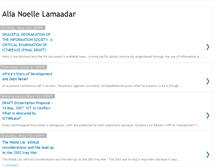 Tablet Screenshot of alianoelle.blogspot.com