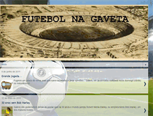 Tablet Screenshot of futebol-na-gaveta.blogspot.com