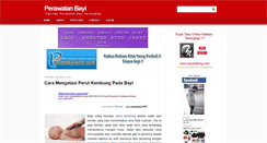 Desktop Screenshot of infoperawatanbayi.blogspot.com