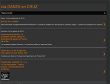 Tablet Screenshot of danzaencruzdanza.blogspot.com