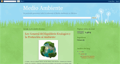 Desktop Screenshot of medio-ambiente-mexico.blogspot.com