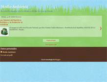 Tablet Screenshot of medio-ambiente-mexico.blogspot.com