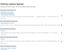 Tablet Screenshot of felicitylebensspirale.blogspot.com